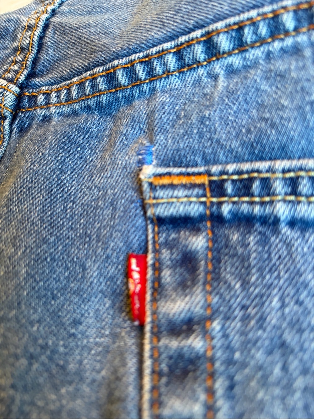 Levi Strauss & Co. 550 Classic Cotton Denim Jeans 38x32 Relaxed Fit Vintage - Picture 5 of 6